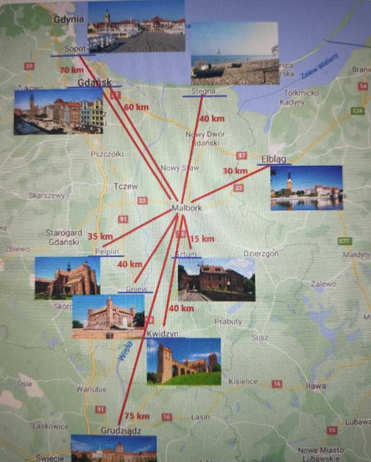 Apartament Obok Zamku Malbork Dış mekan fotoğraf